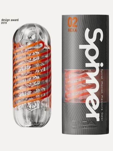 Изображение товара Многоразовый мужской мастурбатор с эффектом вращения TENGA Spinner Hexa