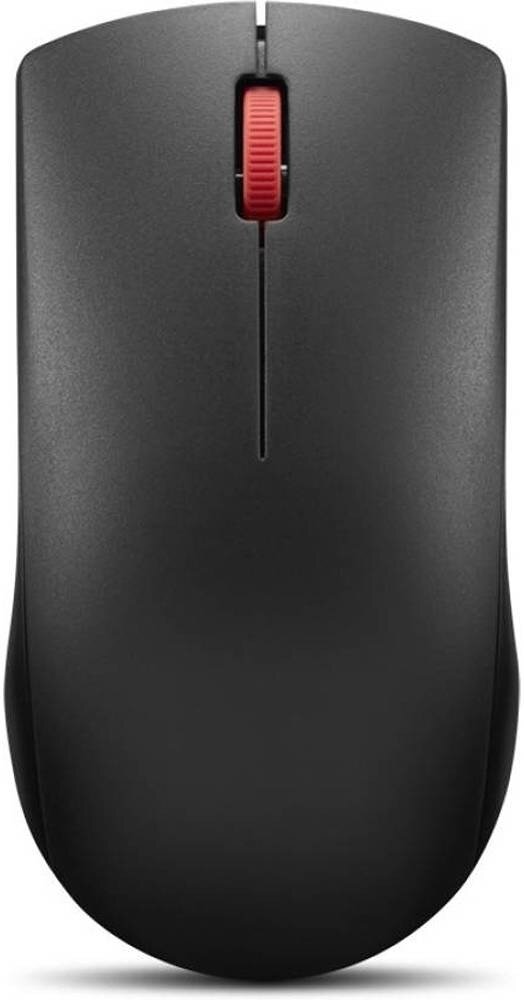 Мышь беспроводная Lenovo 150 черный, 1000 dpi, радиоканал, USB, кнопки - 3