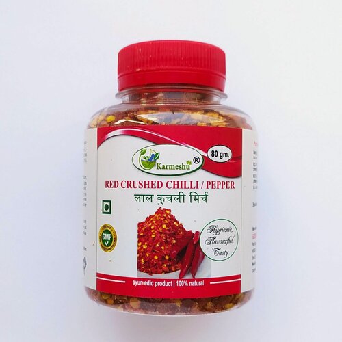 Изображение товара Красный перец/чили дробленный Кармешу ( Red pepper/ chilli Crushed Karmeshu ) 80 гр банка
