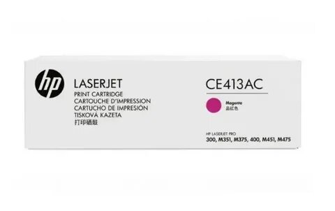Kартридж HP CE413AC, пурпурный для HP LJ PRO 300 color M351/ MFP M375, PRO 400 color M451/ MFP M475 (2600 стр.)