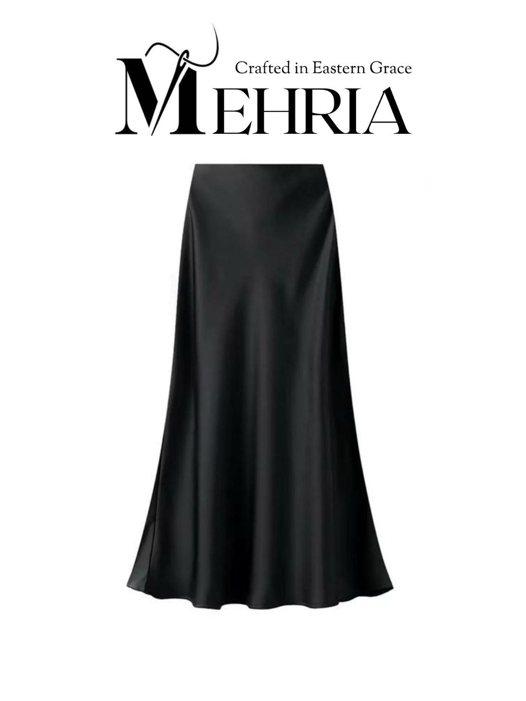 Юбка Юбка атласная на резинке, женская, с элегантным фасоном и комфортной посадкой