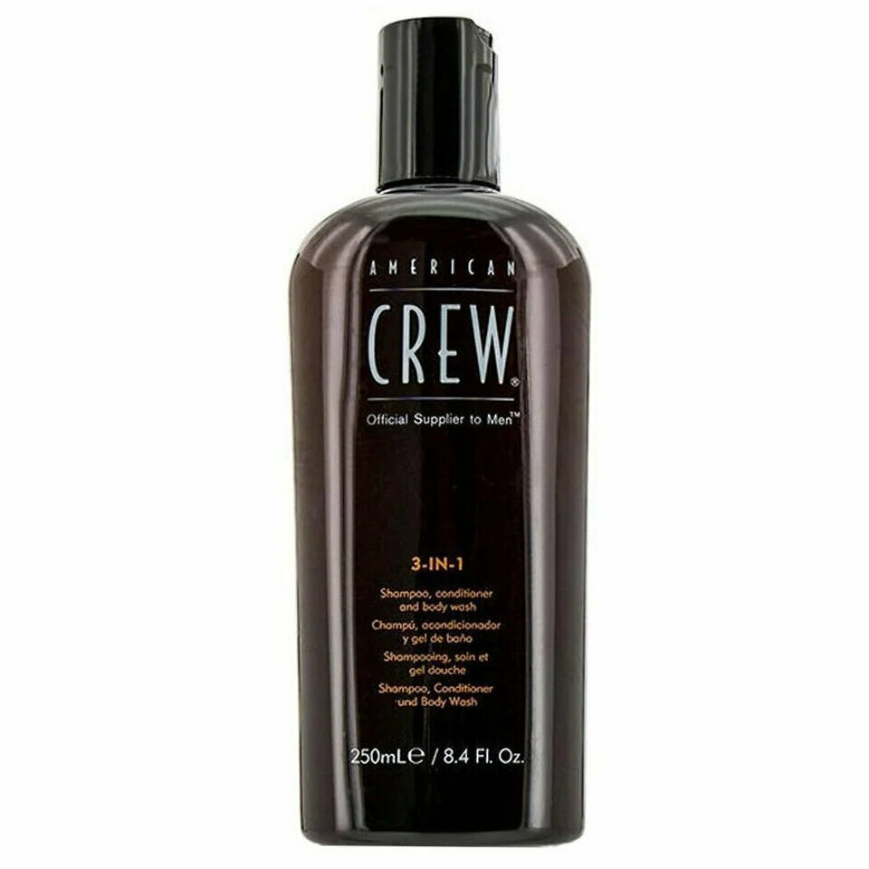 Шампунь для волос 3 в 1 American Crew Shampoo Conditioner And Body Wash 250мл