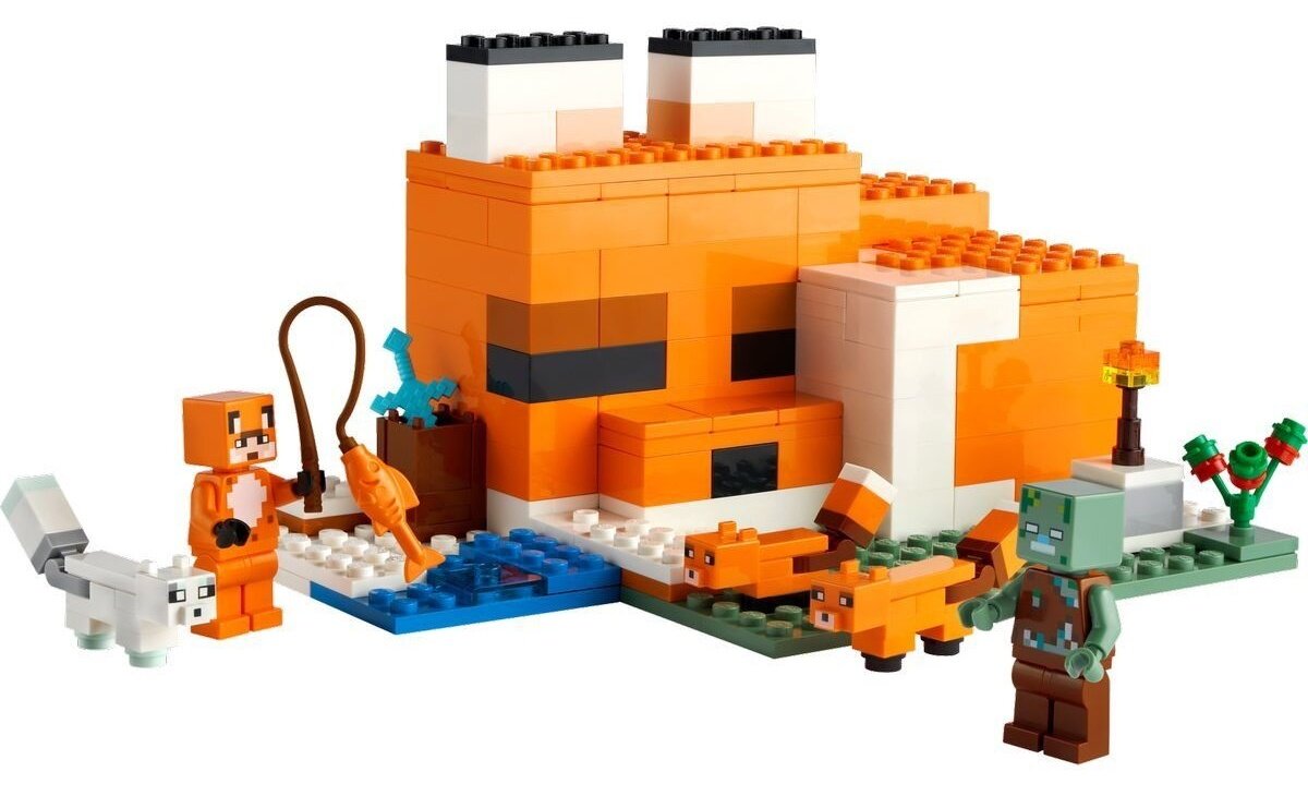 Конструктор LEGO Minecraft The Fox Lodge 21178 Лисья хижина, 193 дет.