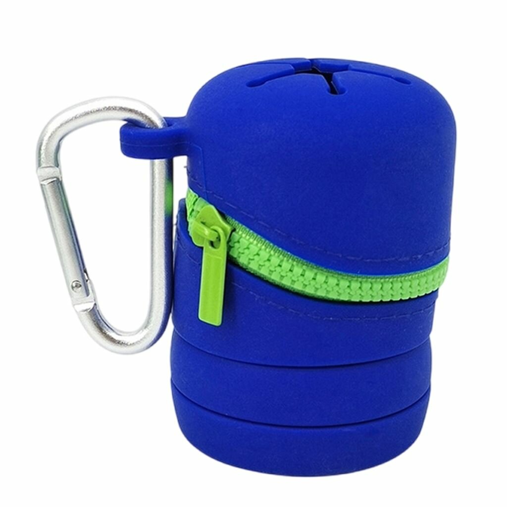 Складной мусороуловитель для ловли нахлыстом-синий