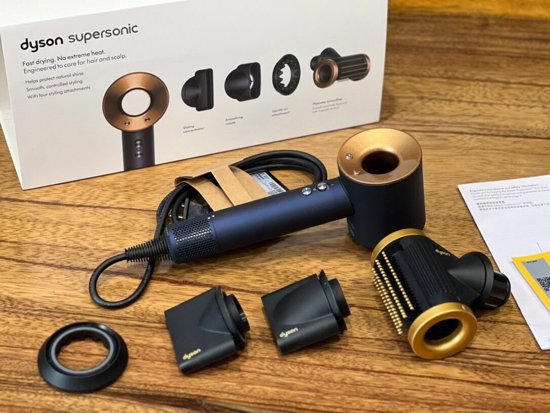 Фен Dyson Supersonic MA, профессиональный, защита от перегрева 4 насадки