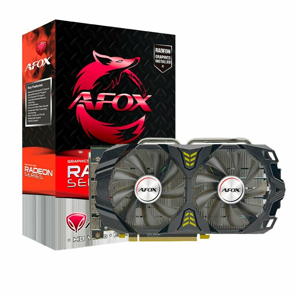 Видеокарта Afox RX570 8GB GDDR5 256bit 3xDP HDMI 2FAN RTL
