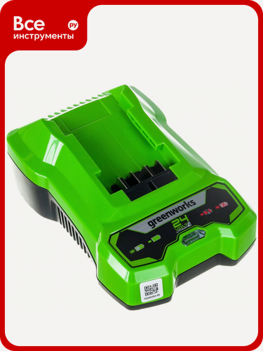 Изображение товара Устройство зарядное быстрое G24C4 24 В, 4 А GreenWorks 2946407, серый, 2 Ач, 4 Ач