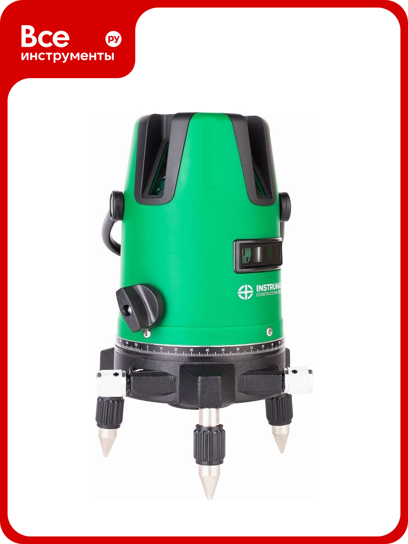 Лазерный уровень INSTRUMAX Constructor 4D GREEN IM0140