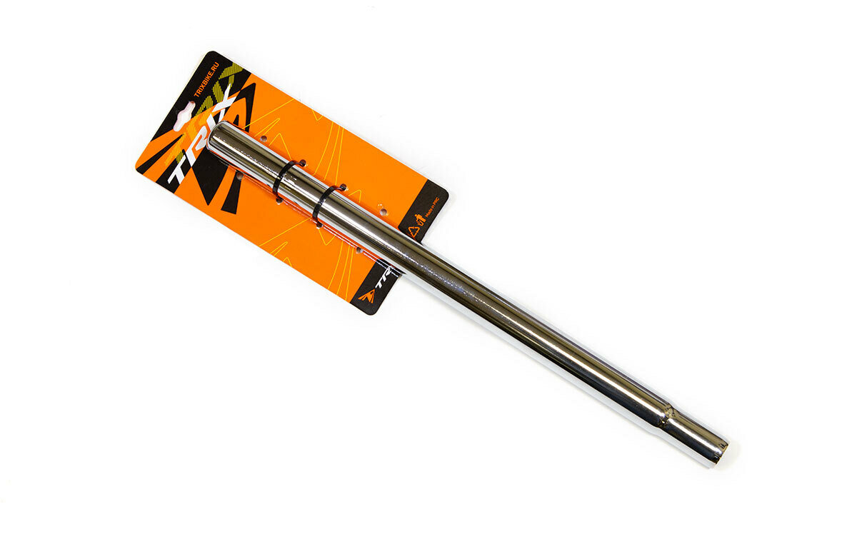 Подседельный штырь TRIX сталь без замка 25.4 мм длина 400 мм серебристый