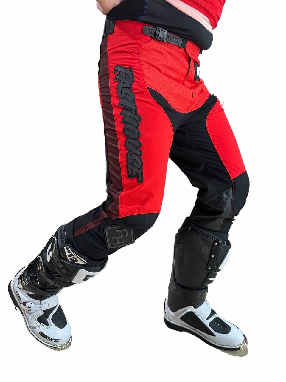 Брюки Fasthouse Grindhouse Pant Red/Black, 32