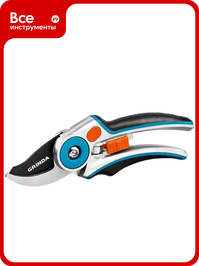 Плоскостной секатор Grinda PRO Line 423429