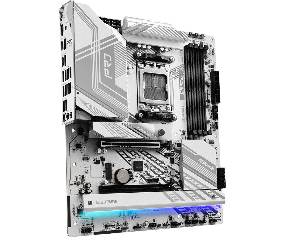 Материнская плата ASRock X870 PRO RS AMD Ryzen AM5/ ATX /DDR5 — фото 1