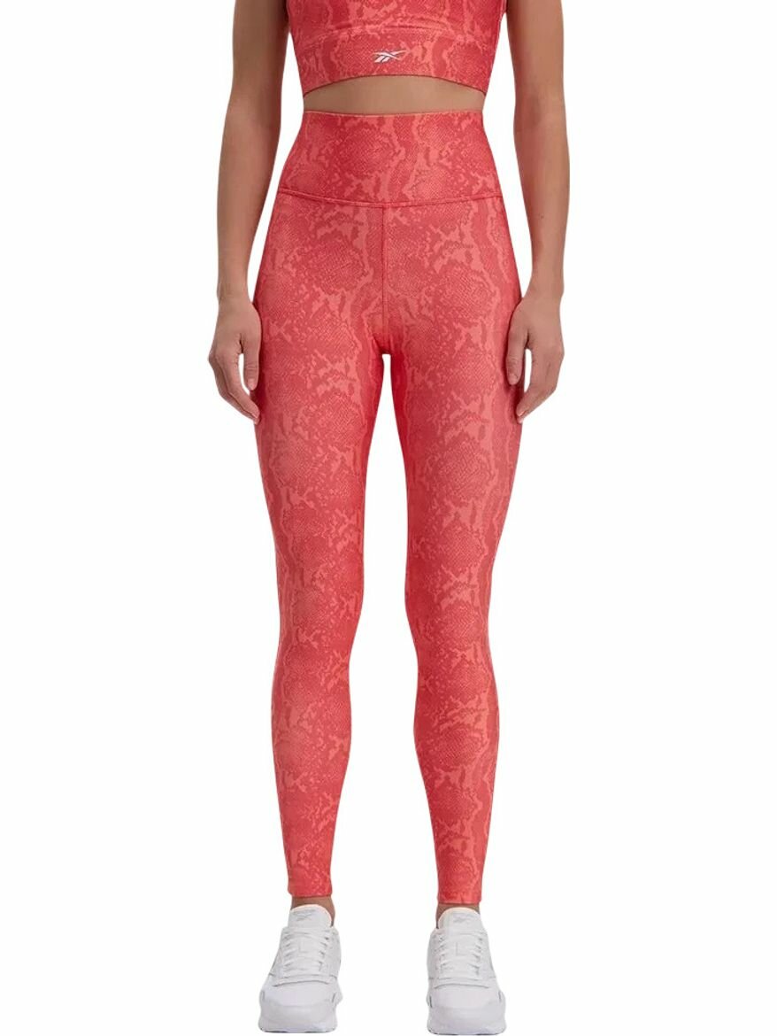 Тайтсы Reebok Id Train Aop Tight W, размер L, розовый,