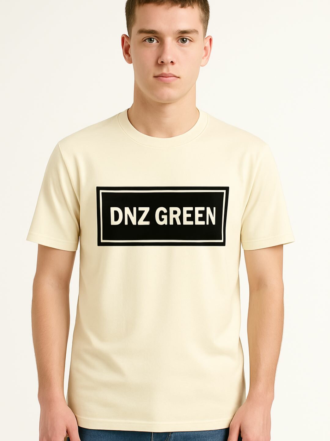 Футболка DNZ, размер 2XL, экрю