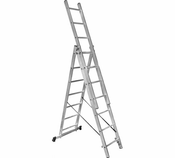 Трехсекционная лестница 7 ступеней Gigant L-03 3х7