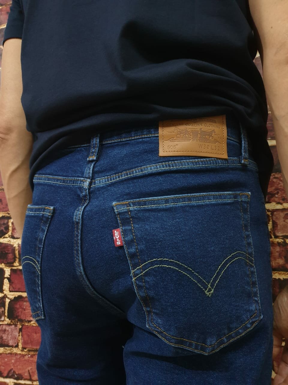 Джинсы классические Levi's Levis 506 REGULAR, размер 36/32, темно-синий