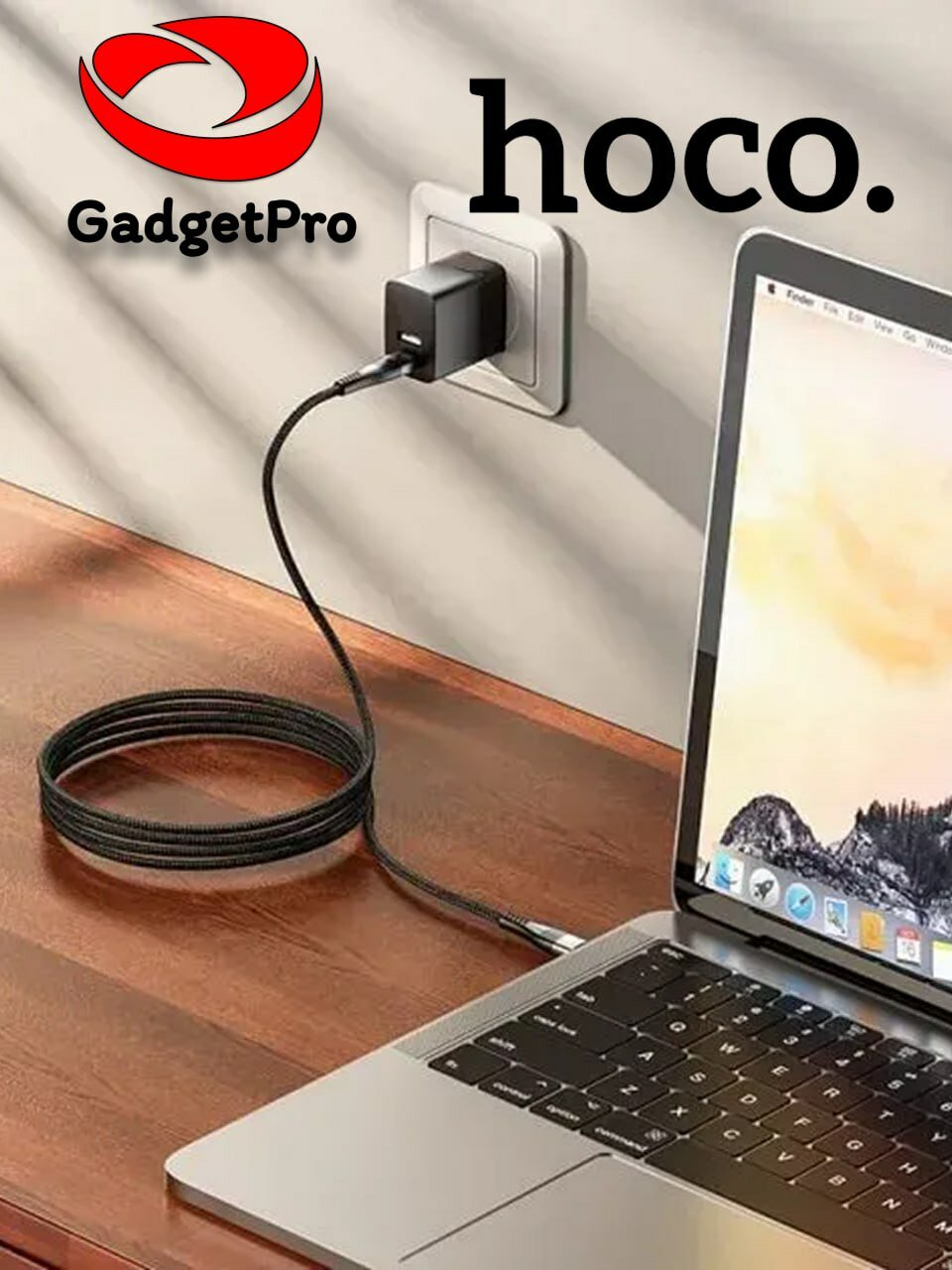 Кабель Hoco U99 Magnetic Type-C ↔ Lightning, 1.2 м, 20W PD, чёрный