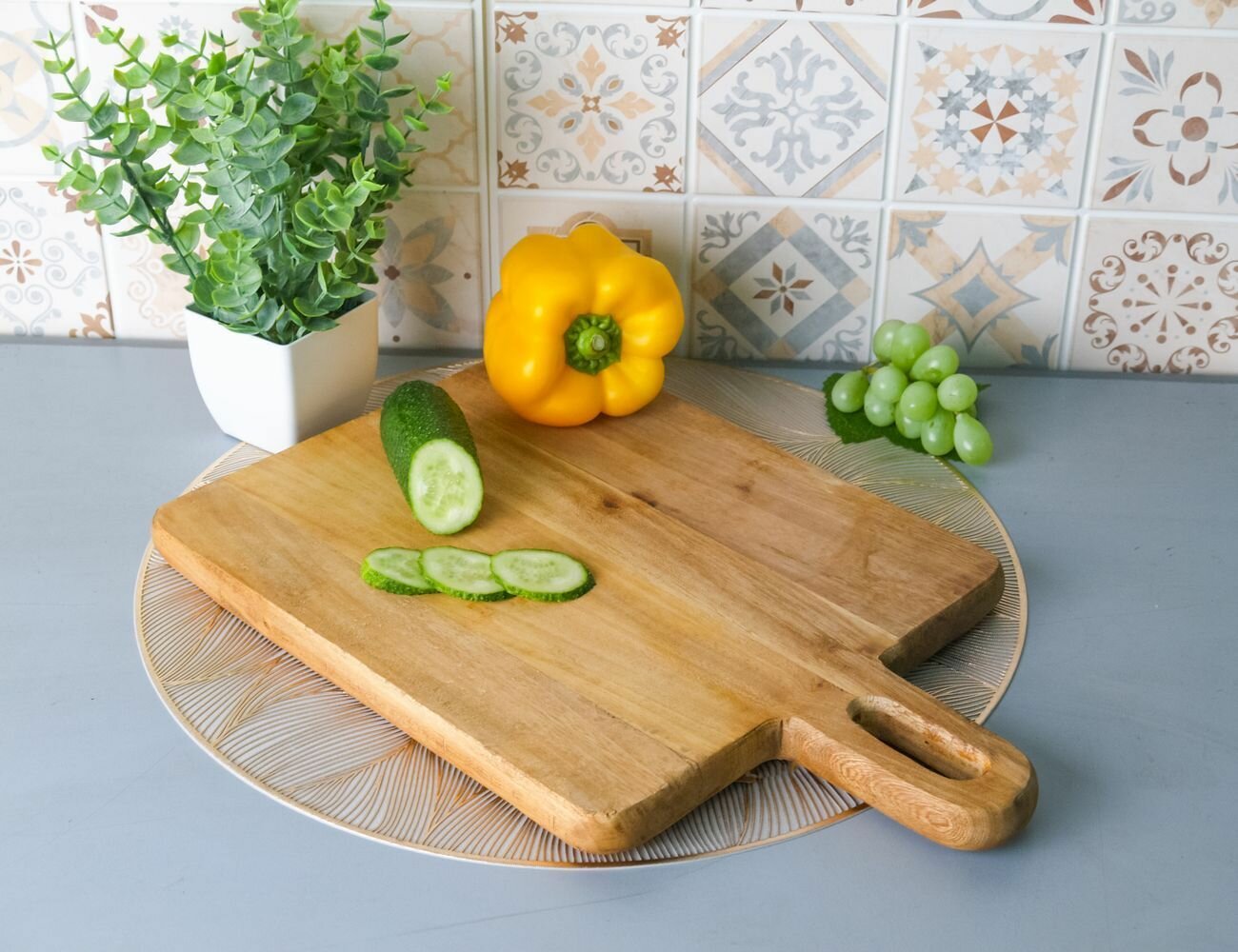 Сервировочная доска кантри дерево 39 см Koopman International A44710590