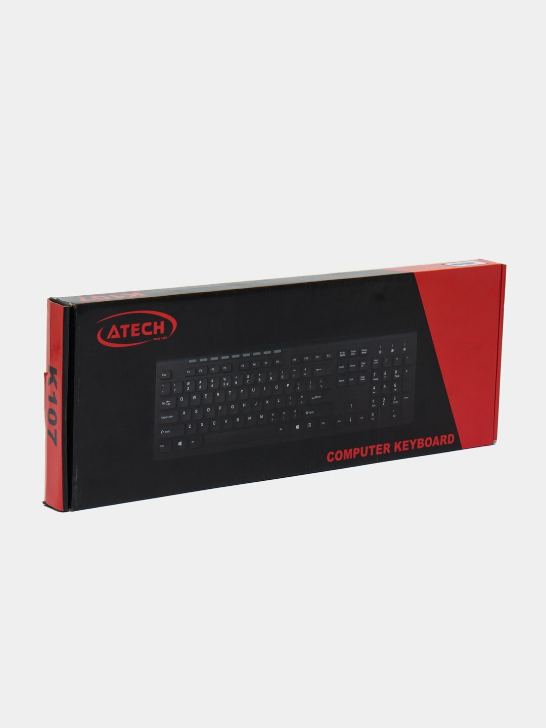 Клавиатура ATECH K107, черная, USB, механическая, выдвижные ножки