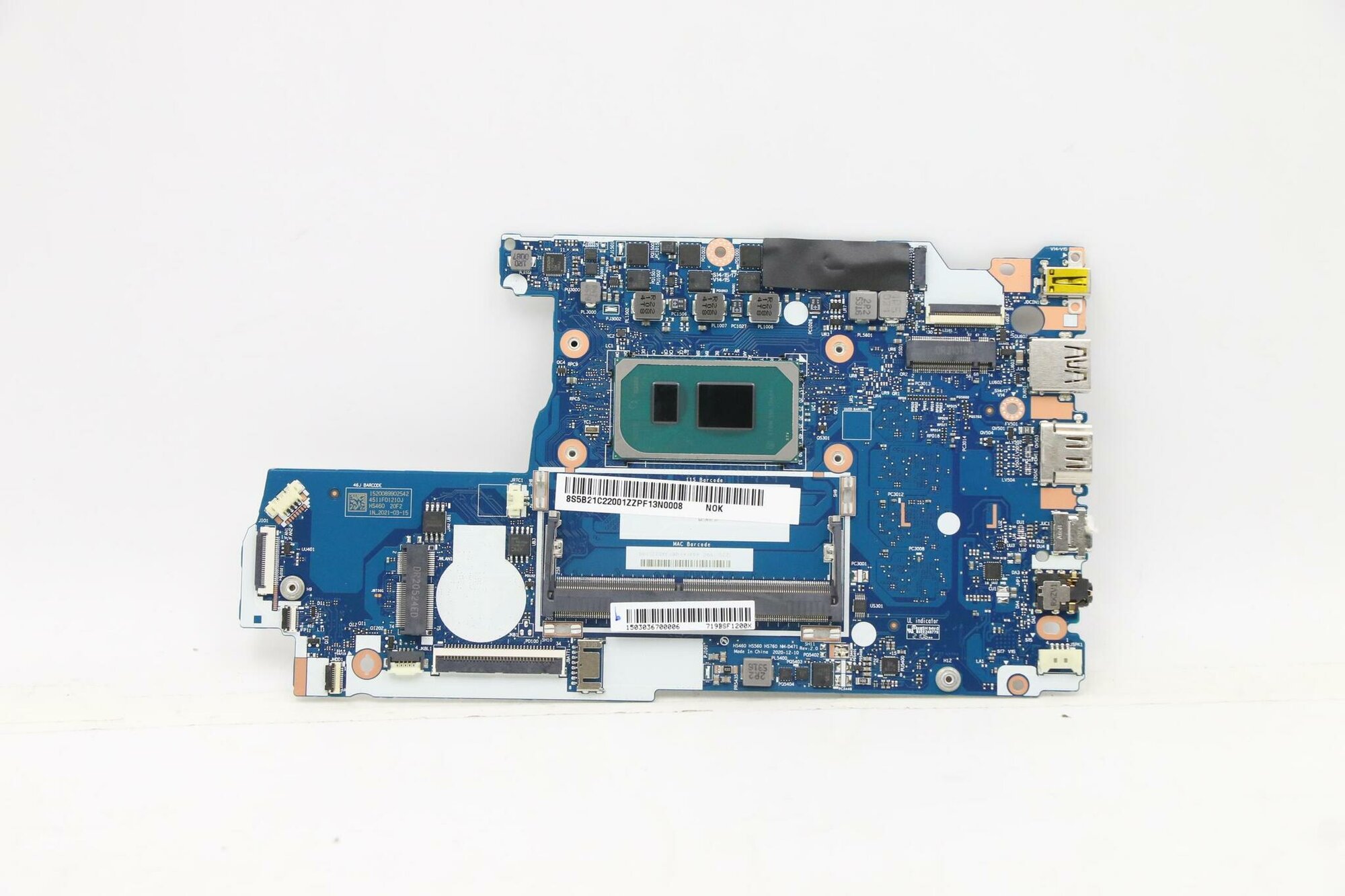 Материнская плата для ноутбука Lenovo ideapad 3-14ITL6/ideapad 3-15ITL6 82H7 NOK i5-1135G7 UMA 8G RPMC (5B21C22001) оригинал