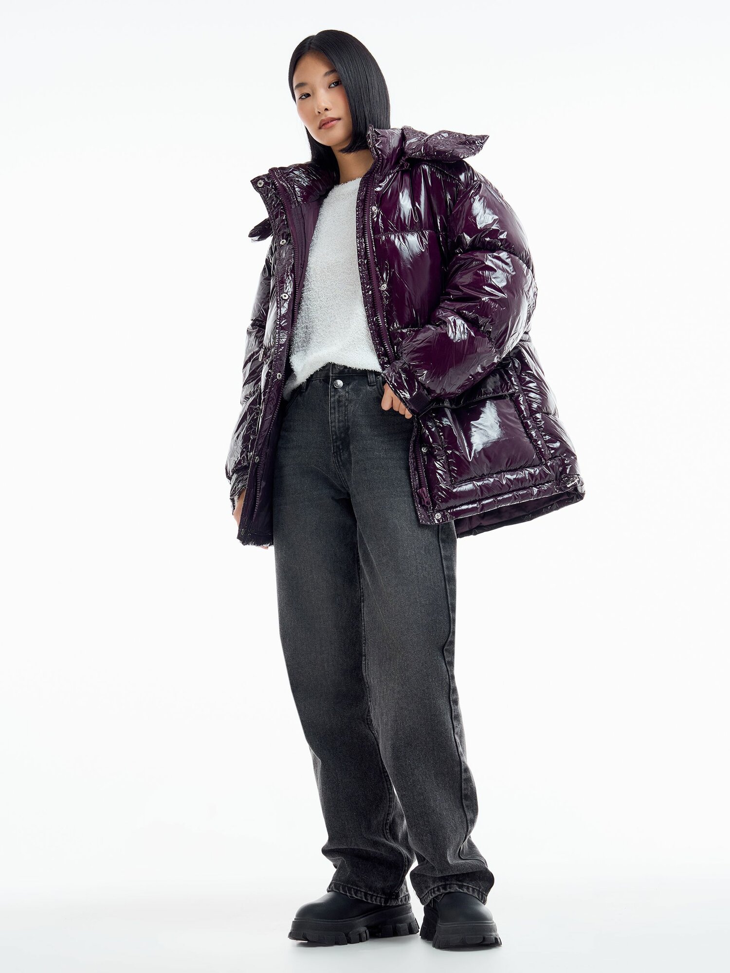 Куртка спортивная ТВОЕ Осень-зима 2025, размер M, бордовый — фото 1