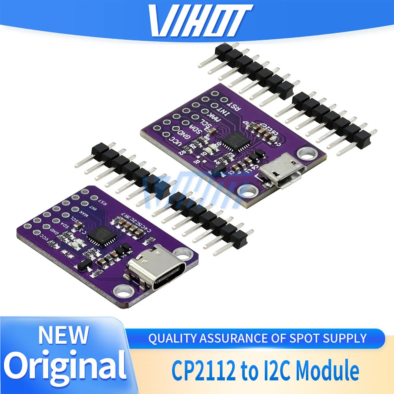 Модуль CP2112 в I2C, высокоскоростное стабильное преобразование Plug-and-Play для промышленной связи Arduino Raspberry Pi, Micro USB