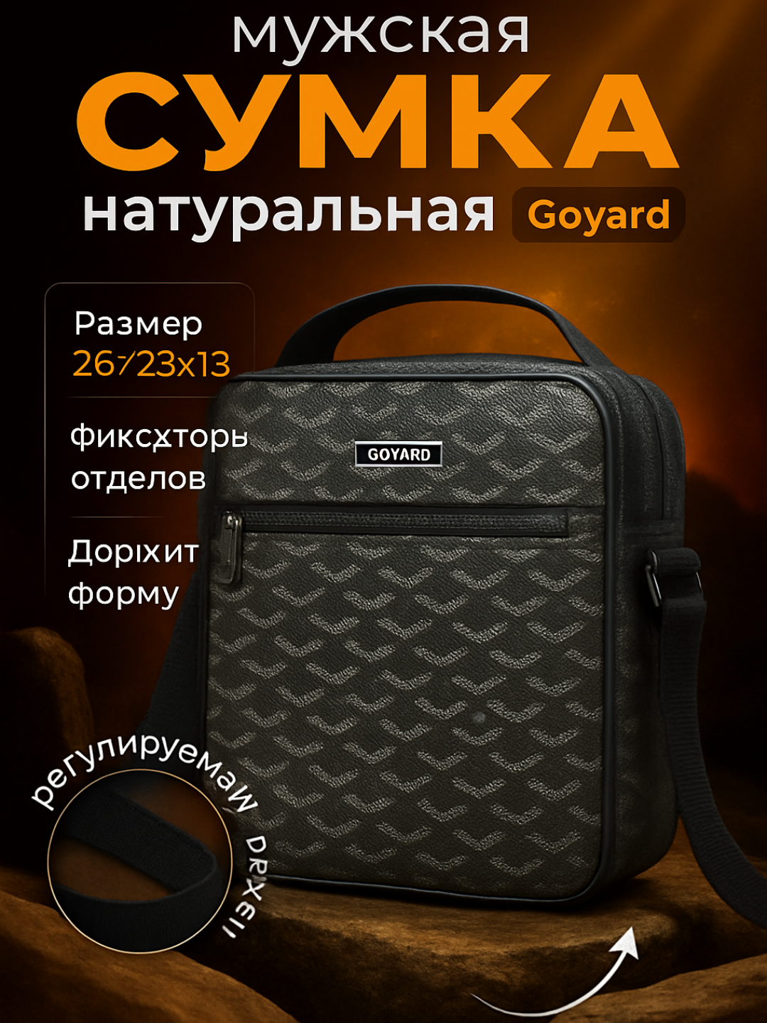 Сумка-рюкзак Goyard, фактура бархатистая, матовая, зеленый,
