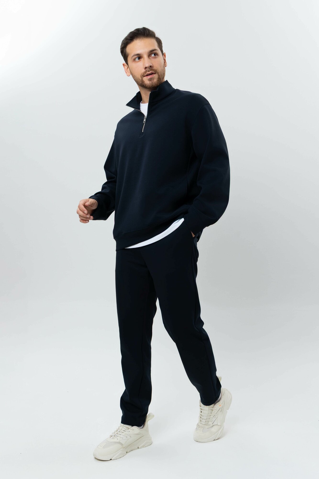 Брюки классические TERRA PRO, размер 34, navy — фото 1