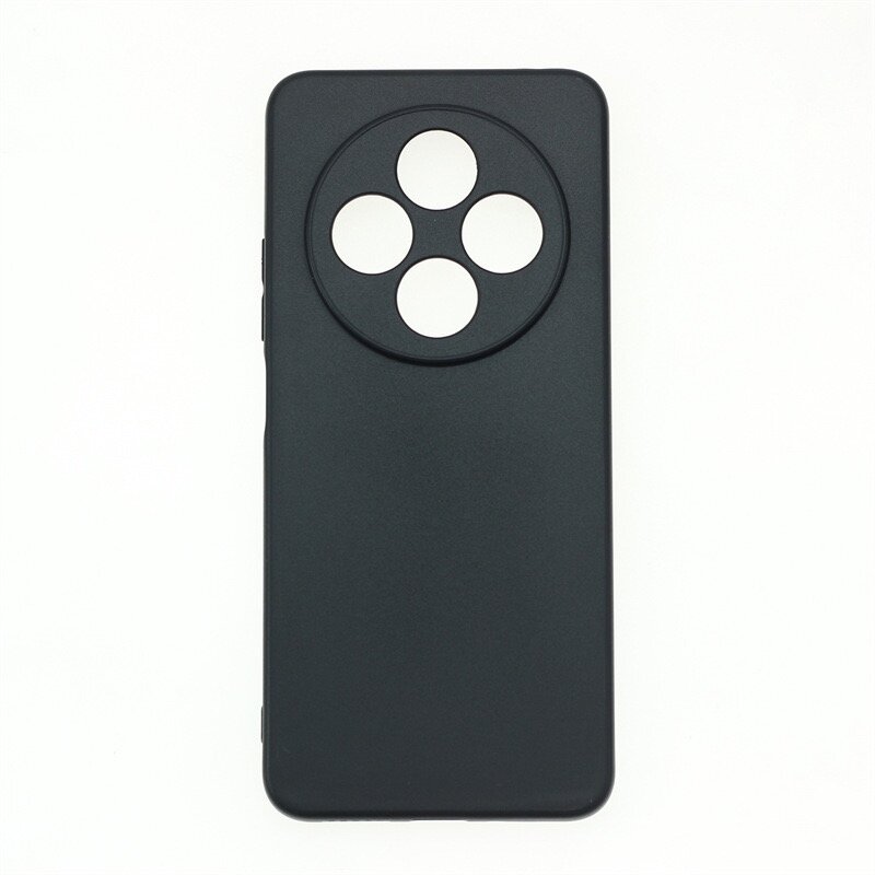 Чехол матовый для Xiaomi Redmi 14C/Xiaomi Poco C75 4G(2024) (Сяоми Редми 14С/ Поко С75 4G(2024), черный — фото 1