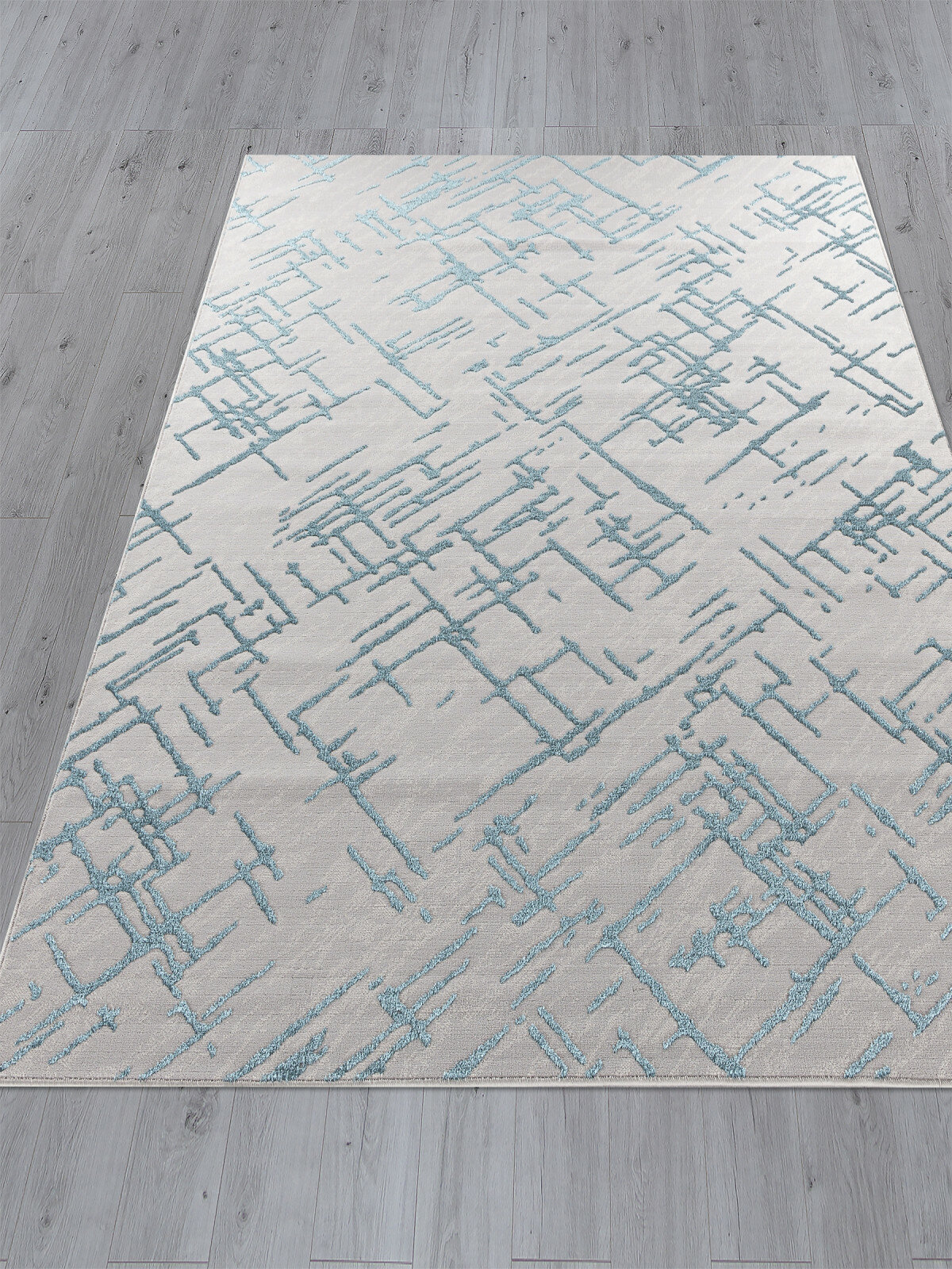 Ковер Современный gray-d. blue 1.6x2.3м