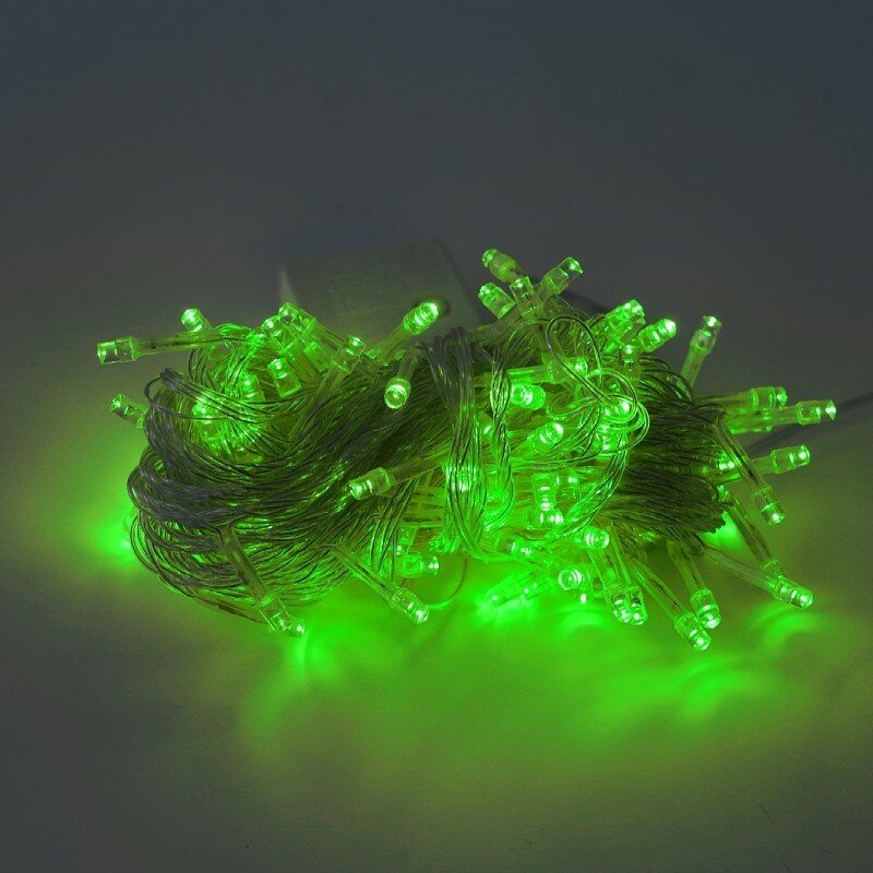 Светодиодные гирлянды звездочки для праздника и домашнего декора бренд не указан зеленый