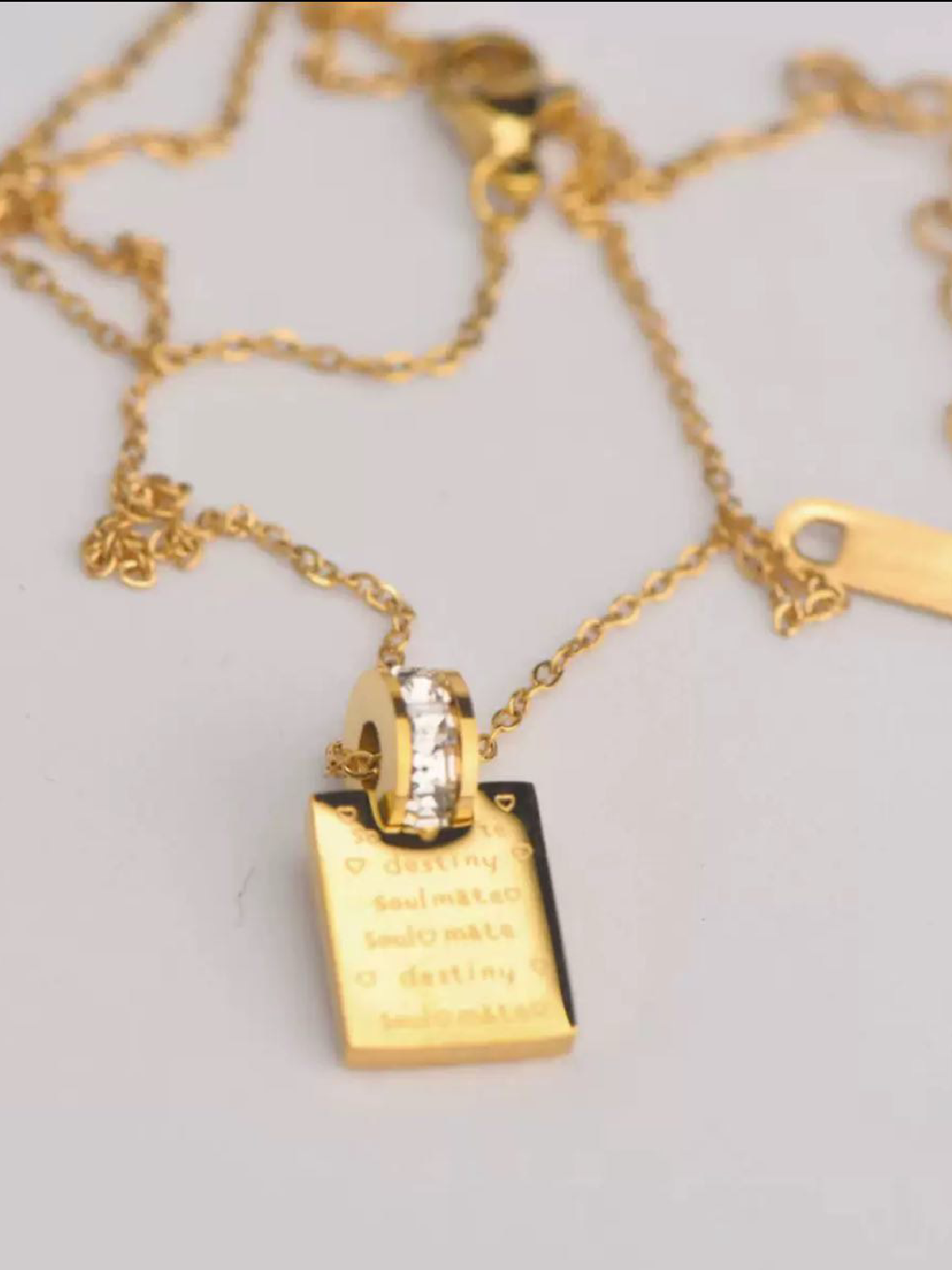 Цепь, длина 45 см, gold — фото 1