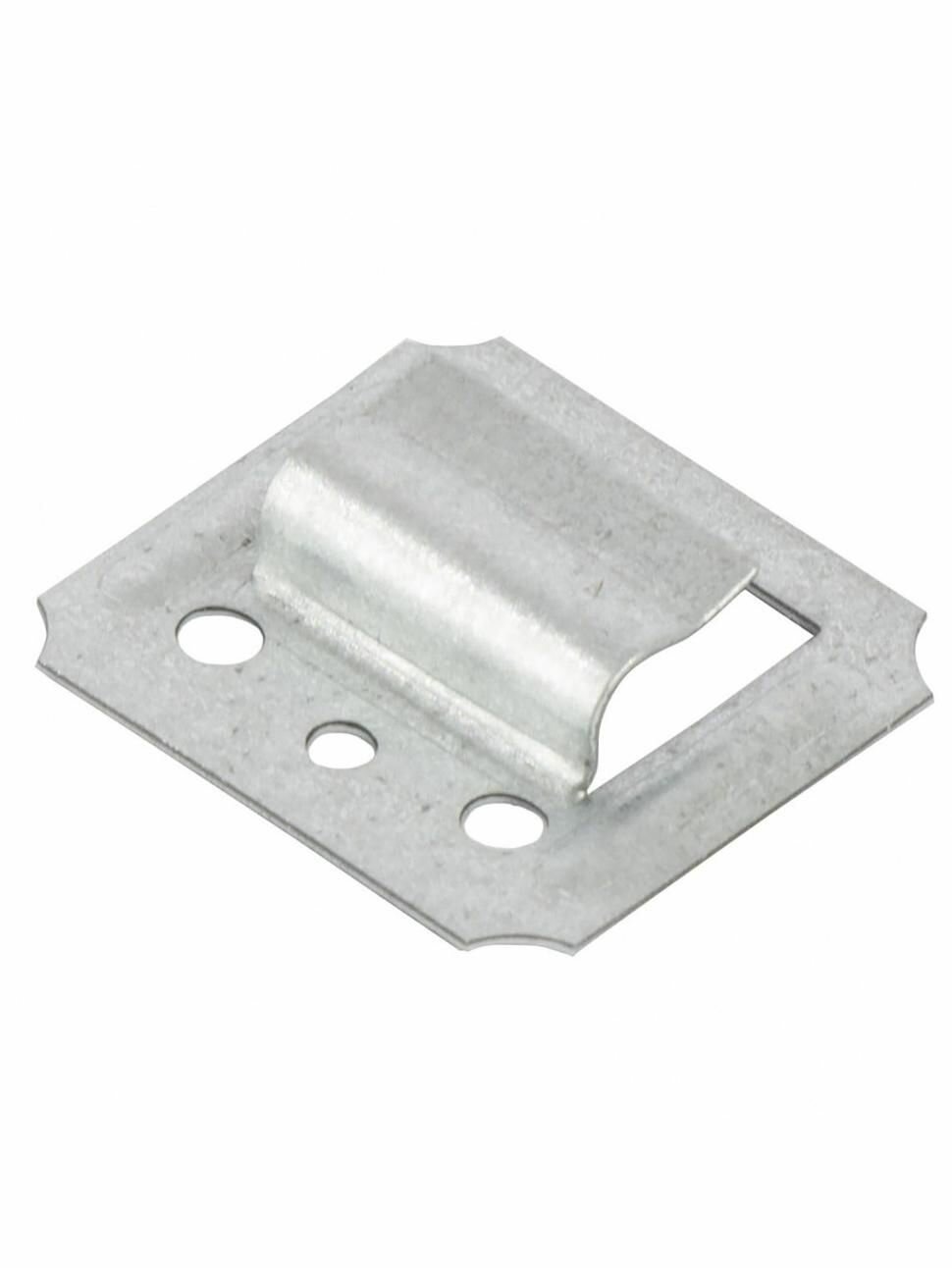 Кляймер №3 оцинкованный с гвоздями 100 шт Россия Сибртех 46573