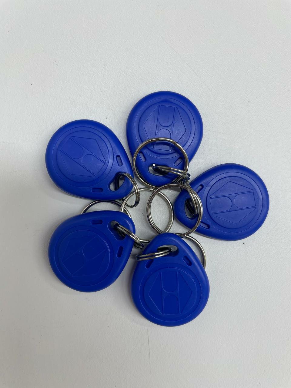 Брелок-ключ EM-Marine синий 5 штук