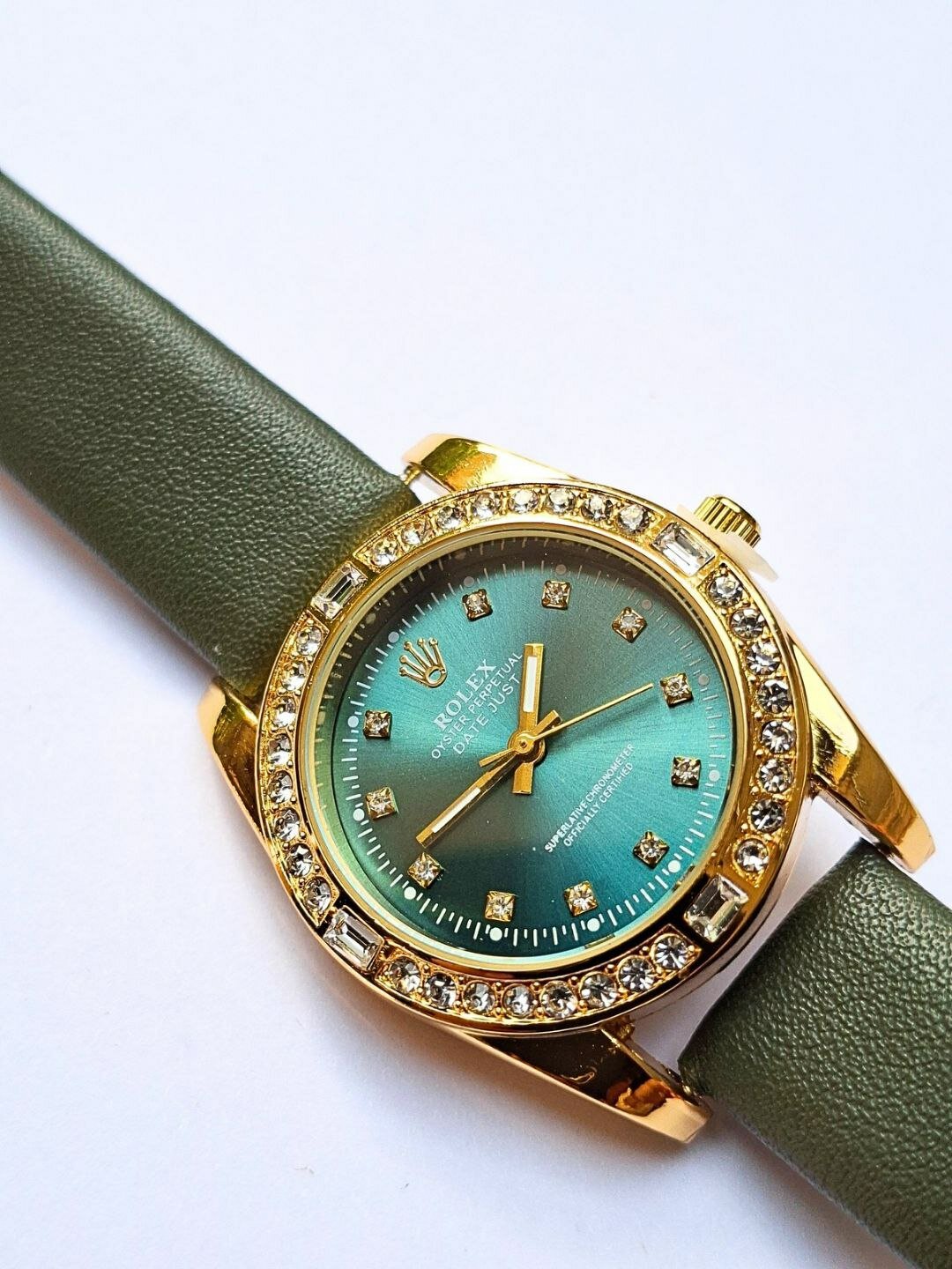 Наручные часы Rolex, зеленый — фото 1