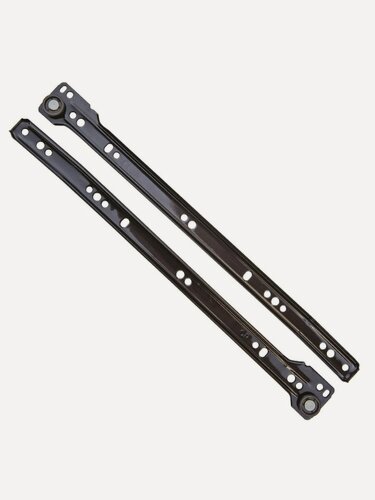 Изображение товара Направляющие для выдвижных ящиков роликовые 400 мм "SANBERG" коричневые