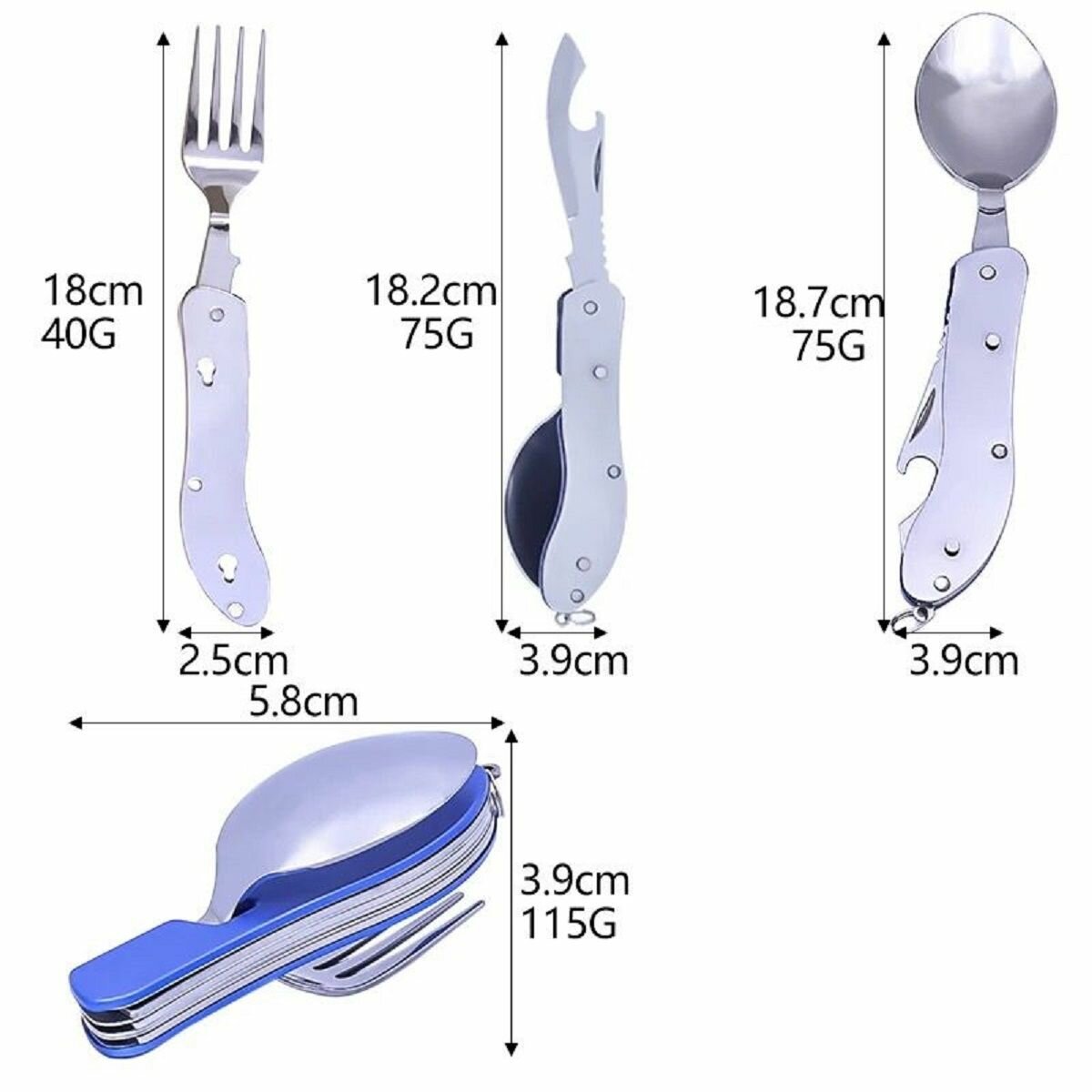 Набор складных приборов — фото 1