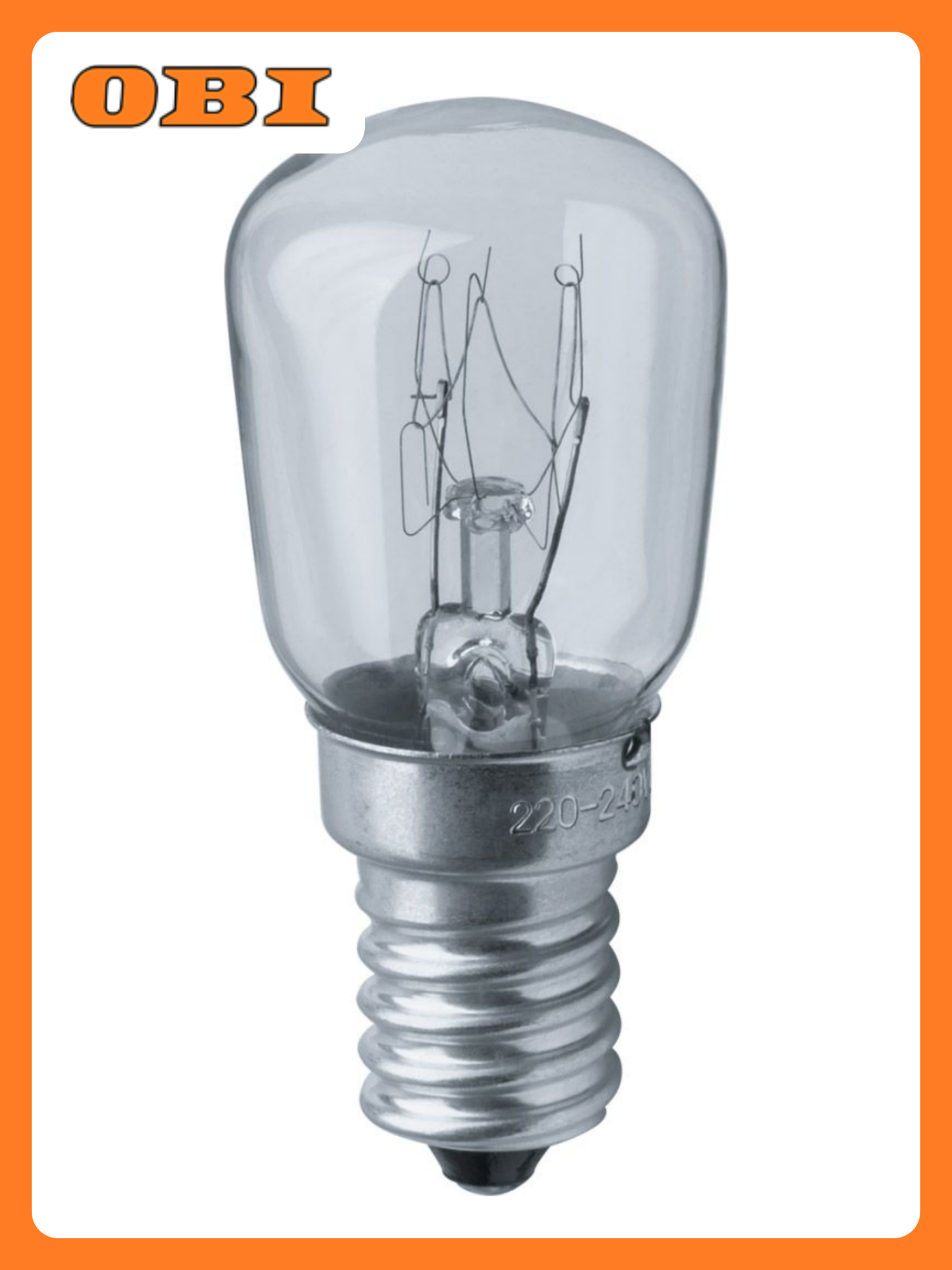 Лампа накаливания Navigator NI-T26 E14 25Вт 160лм 2700К бесцветная 61мм