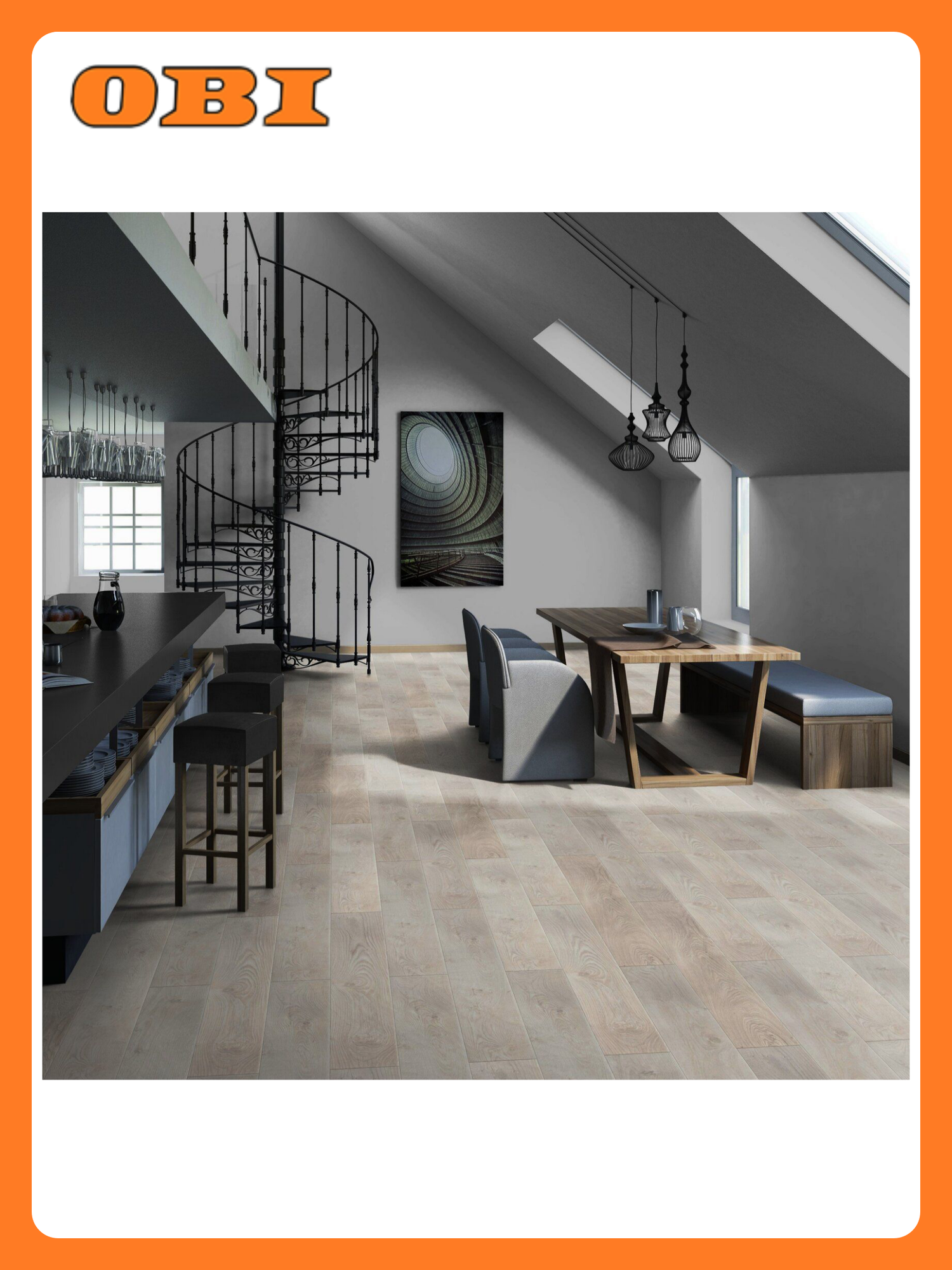 Ламинат Tarkett Estetica Oak natur white Дуб белый 33 класс 10 мм 1754 кв. м