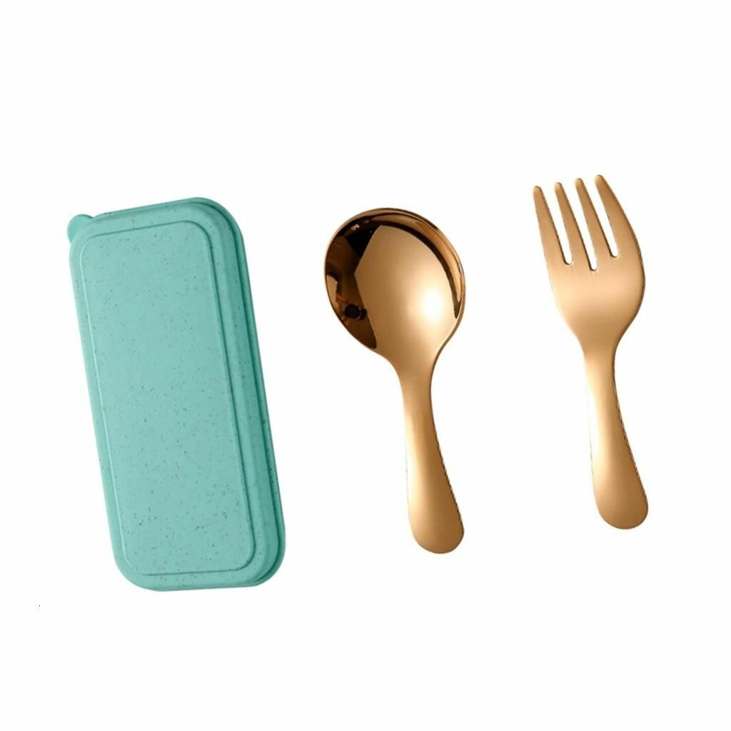 Набор вилок и ложек из нержавеющей стали green Box spoon and fork Set