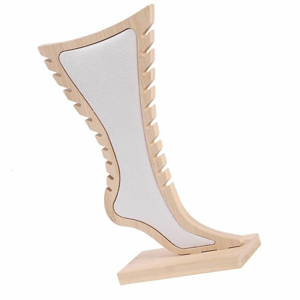 Органайзер для хранения ювелирных изделий из Бамбука в форме ножки для дома и магазина