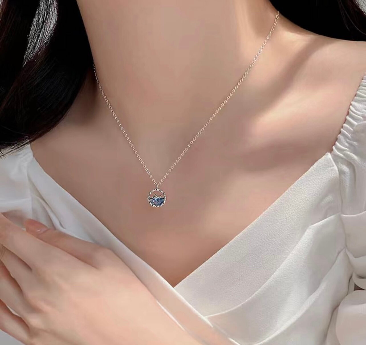 Колье, длина 30 см, brown — фото 1