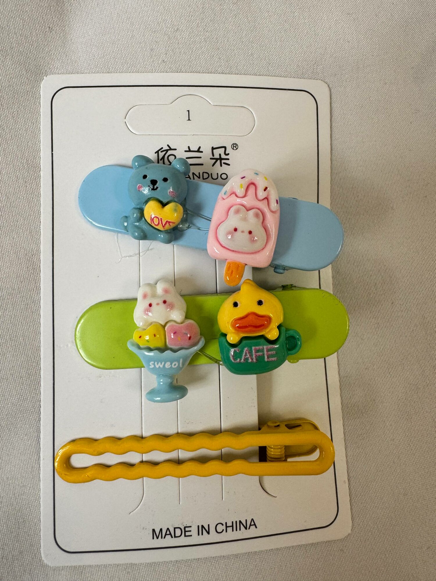 Милые заколки для волос для девочек на праздники в сад или дни рождения