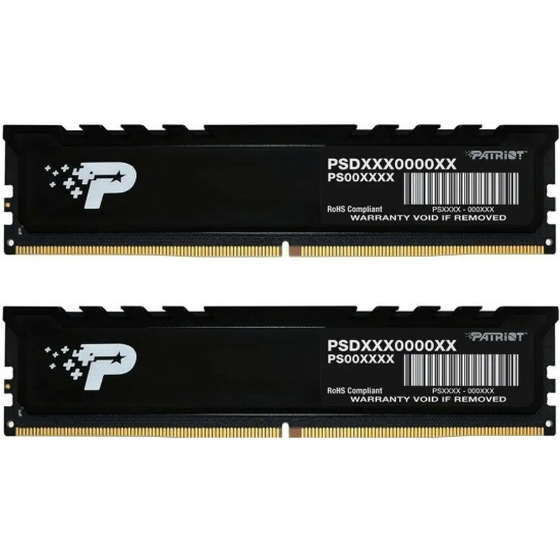 Оперативная память Patriot Memory SL Premium DDR5 32GB (2X16GB) 4800MHz PC-38400 CL40 (PSP532G4800KH1)