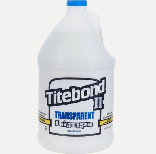 Изображение товара Клей влагостойкий прозрачный для дерева II Transparent Premium Wood Glue 3,785л Titebond 1126