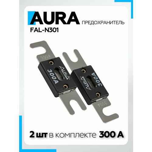 фото Предохранитель aura fal-n301 anl, 300a (2шт.), никель / предохранитель для автозвука anl 300 ампер