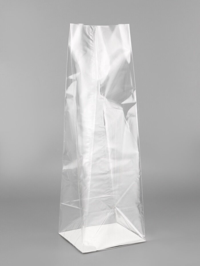 Пакет с жестким дном, 14×14×45 «Прозрачный»