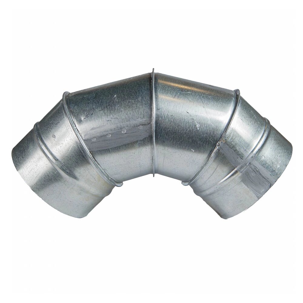 Отвод 90° оцинкованный d100 мм