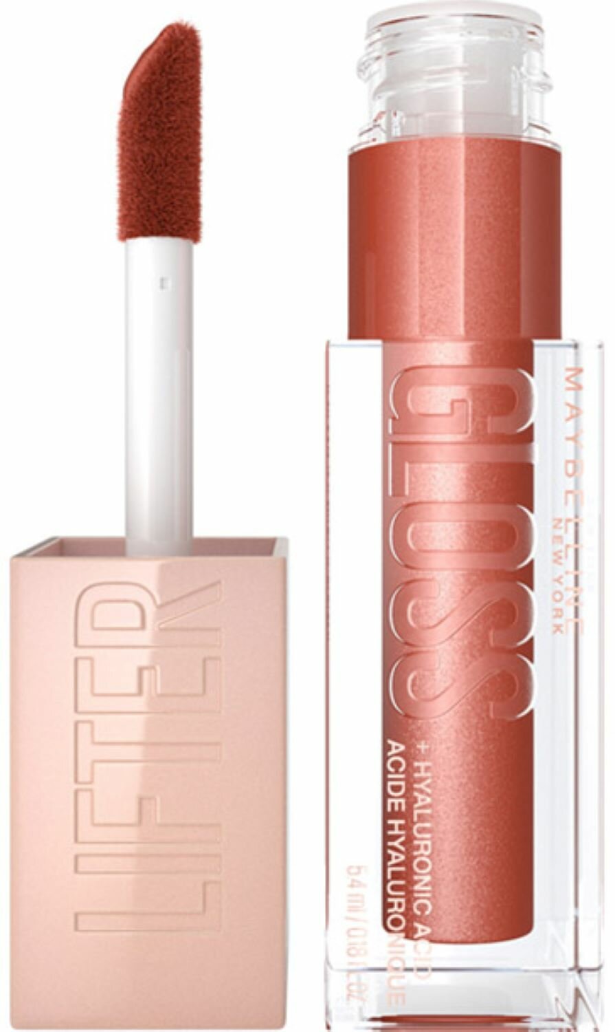 Блеск для губ Maybelline Lifter Gloss 009, увлажняющий, топ-нюд