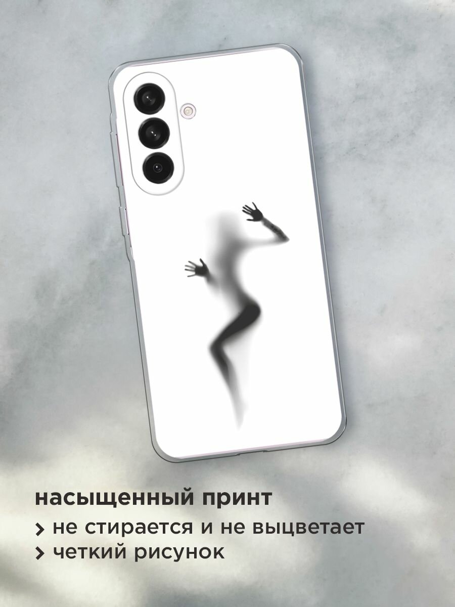 Чехол на Samsung Galaxy A56 5G / Самсунг Галакси А56 5G с принтом "Девушка в душе" — фото 1